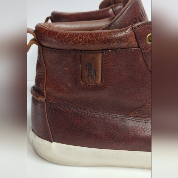 Polo Ralph Lauren Tavis Leather Boots Size 13 D 🔥 - Picture 4 of 12